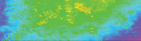 Image detail of a Z-direction height measurement – based on 3D data